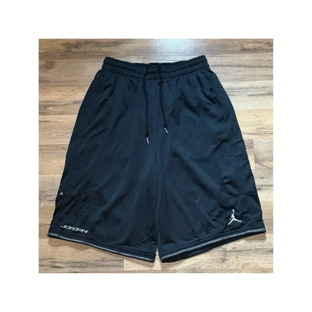 Y2K Air Jordan Black Grey Vintage Basketball Shorts